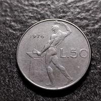 50 Lire Anno 1976 Italia