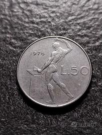 50 Lire Anno 1976 Italia