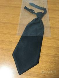 Cravatta/Tie marrone cangiante rigata viscosa-Lana