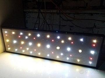 Plafoniera sil zan a led 100x30cm dolce alba di