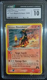 Houndoom EX Team Magma Vs Aqua 34/95 CGC 10
