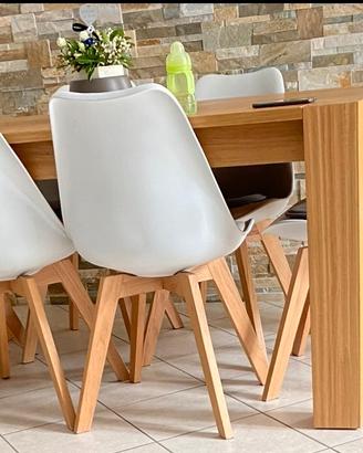 Sedie moderne bianche