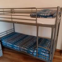 Letto a castello IKEA con materassi su misura 
