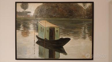 riproduzione ad olio monet