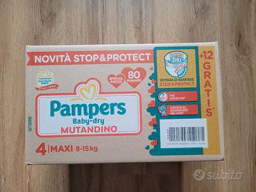 Pannolini Pampers Baby-dry Mutandino taglia 4 