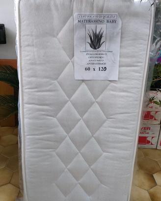 Materasso bambino 120x60x15 cm anatomico ortopedic