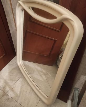 Specchio plastica bianco 