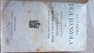 libro antico  dla blanzola  Zanichelli 
