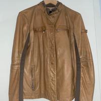 Giubbotto biker in pelle donna Peuterey