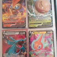 carte pokémon V di diversi set