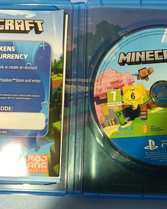 Minecraft gioco per PlayStation 4. 