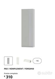 Armadio Ikea PAX Completo (75x35x236 cm)