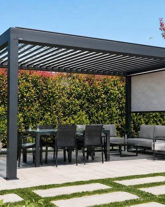 Pergola bioclimatica su misura – design moderno