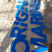 lettere illuminabili riflettenti \catarifrangenti