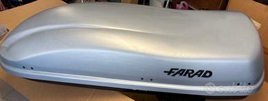 Box portapacchi da tetto auto 480L grigio Farad
