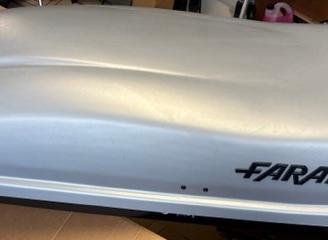 Box portapacchi da tetto auto 480L grigio Farad