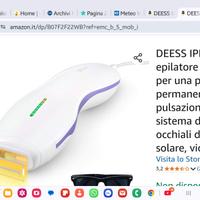 Depilatore a luce pulsata DEESS
