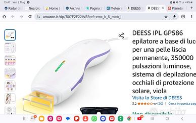 Depilatore a luce pulsata DEESS