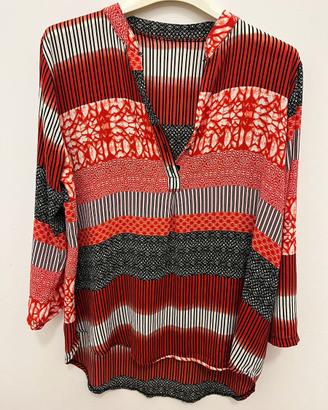 Blusa - Taglia XL - Multicolore - Come Nuovo