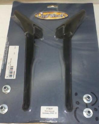 PORTA TARGA KAWASAKI ZX6R -05 LIGHTECH NERO
