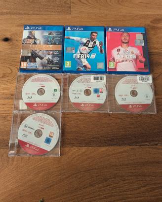 Bundle PS4: Lotto 7 Giochi + Controller 