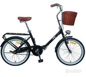 TEKLIO, bici pieghevole 20’’ in acciaio nuova