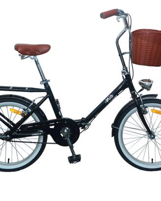 TEKLIO, bici pieghevole 20’’ in acciaio nuova