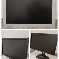 3 monitor per pezzi di ricambio 1HP 2DELL