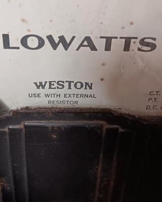 WATTMETRO ANALOGICO VINTAGE
