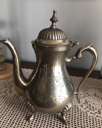 Caffettiera  / teiera in silver plated antica