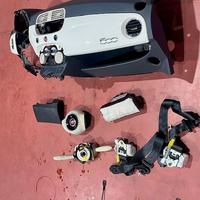 CRUSCOTTO CON KIT AIRBAG BAINCO-AVORIO FIAT 500
