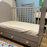 Lettino Ikea Gonatt + materasso