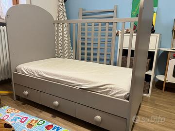 Lettino Ikea Gonatt + materasso