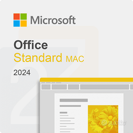 Microft Office 2024 Standard x MAC ORIGINALE BIND