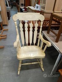 Sedia a Dondolo Vintage