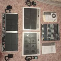 Roland spd20 +spds soundcraft mixer 