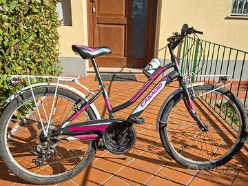 bicicletta ragazza semi nuova ruote da 24