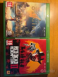 Bundle Red Dead Redemption 2+ AC Origins Xbox One