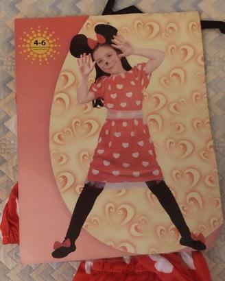 vestito Minnie di carnevale per bimba