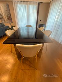 Elegante Tavolo da pranzo con sedie Calligaris