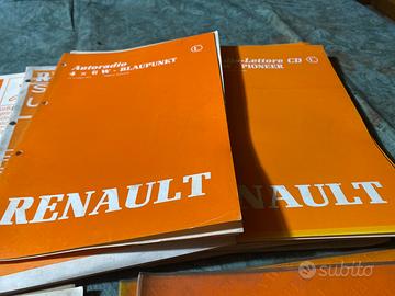 Raccolta manuali renault originali
