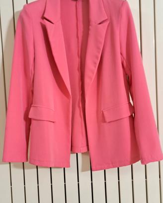 Blazer donna rosa vivo, tg 40/42