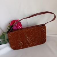 pochette vintage marrone 