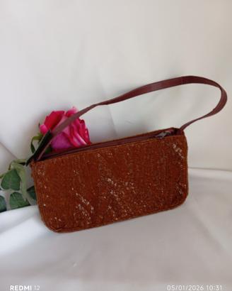 pochette vintage marrone 
