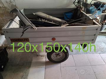 Carrello apendice per auto come nuovo