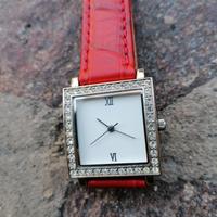 Orologio da Polso quadrato rosso 