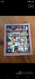 collezione di mini size con bacheca
