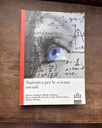Statistica scienze sociali ISBN 9788860084798