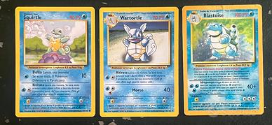 Carta  blastoise trio set base