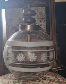 Lampadario in vetro di Murano 